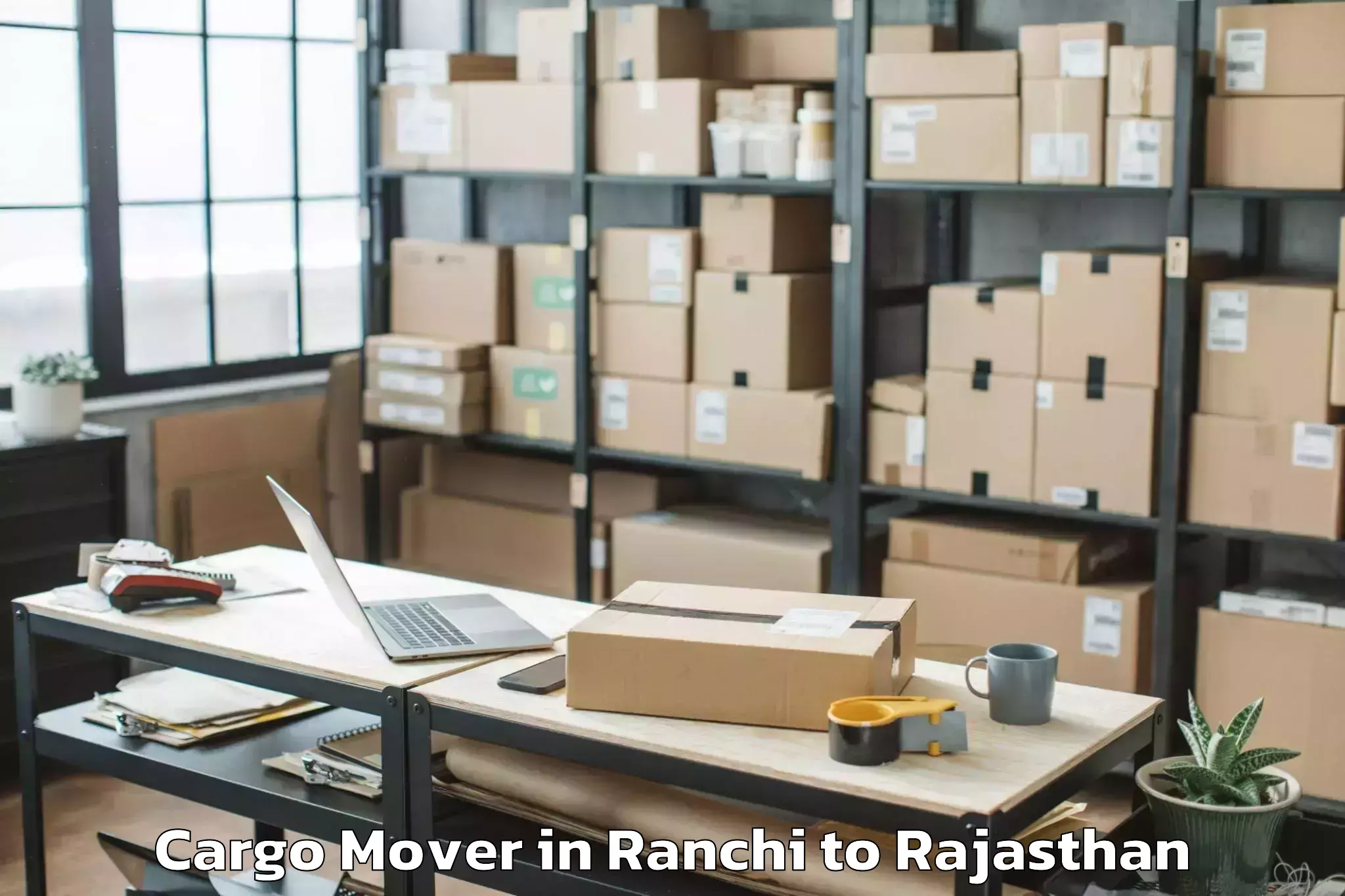 Affordable Ranchi to Opjs University Churu Cargo Mover